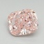 2.00 Ct. Fancy Intense Pink Cushion Lab Grown Diamond