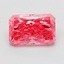 1.53 Ct. Fancy Vivid  Pink Radiant Lab Grown Diamond