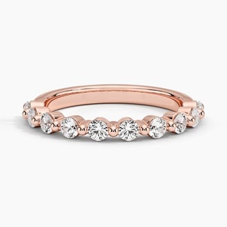 Bordeaux Shared Prong Diamond Ring (1/2 ct. tw.) in 14K Rose Gold