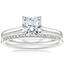 Platinum Provence Ring with Whisper Diamond Ring (1/10 ct. tw.)