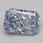 2.50 Ct. Fancy Intense Blue Radiant Lab Grown Diamond