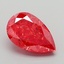 1.61 Ct. Fancy Vivid Orangy Pink Pear Lab Grown Diamond