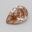 1.50 Ct. Fancy  Brown Pear Lab Grown Diamond