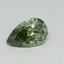 1.57 Ct. Fancy Vivid Green Pear Lab Grown Diamond