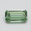 1.01 Ct. Fancy Vivid Pacific Green Emerald Lab Grown Diamond