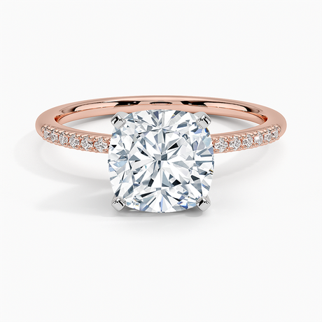14K Rose Gold Whisper Diamond Ring