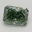 2.23 Ct. Fancy Vivid Green Radiant Lab Grown Diamond
