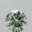 1.42 Ct. Fancy Vivid  Green Round Lab Grown Diamond