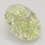 2.16 Ct. Fancy Light Yellow Oval Diamond