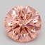 0.86 Ct. Fancy Pink Round Lab Grown Diamond