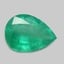 11.0x8.0mm  Green  Pear   Emerald