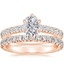 14KR Moissanite Luxe Sienna Diamond Bridal Set (1 1/8 ct. tw.), smalltop view