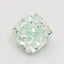 1.51 Ct. Fancy Intense Green Cushion Lab Grown Diamond