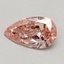 0.51 Ct. Fancy Vivid Pink Pear Lab Grown Diamond