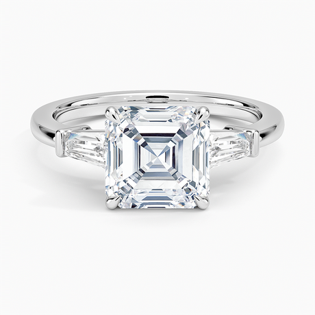 Symphony Three Stone Diamond Ring - Brilliant Earth