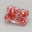 1.03 Ct. Fancy Vivid Pink Radiant Lab Grown Diamond