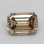 1.31 Ct. Fancy Light  Brown Emerald Lab Grown Diamond