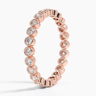 Bezel Round Eternity Diamond Ring (1/2 ct. tw.)