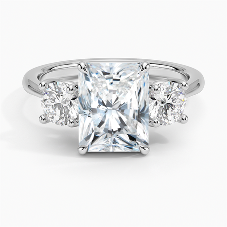 Three Stone Diamond Engagement Ring
