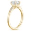 18K Yellow Gold Isadora Diamond Ring, smallside view