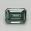 1.68 Ct. Fancy Vivid Pacific Green Emerald Lab Grown Diamond