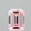 2.01 Ct. Fancy Intense Pink Emerald Lab Grown Diamond