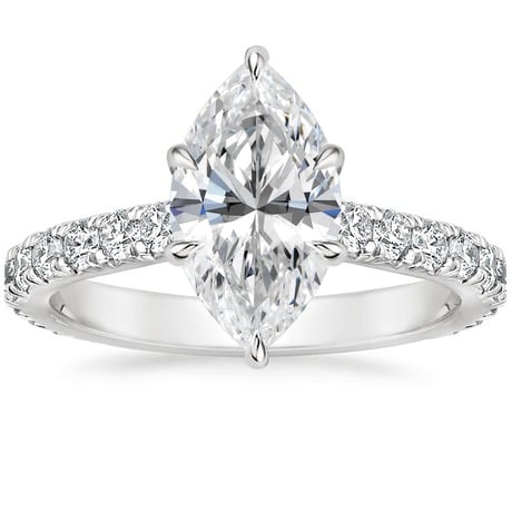 18K White Gold Luxe Sienna Diamond Bridal Set (1 1/8 ct. tw.)