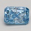 2.06 Ct. Fancy Vivid Blue Cushion Lab Grown Diamond