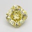 2.05 Ct. Fancy Light None Yellow Cushion Lab Grown Diamond