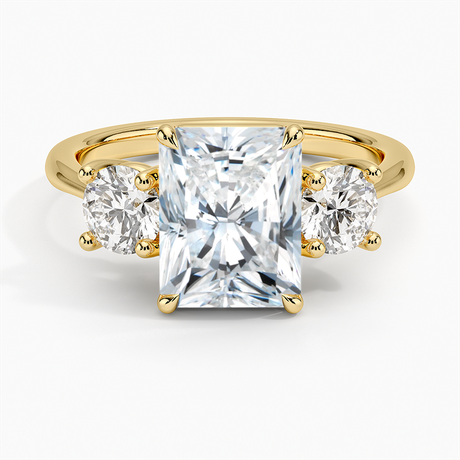 18K Yellow Gold Luxe Selene Three Stone Diamond Ring (2/3 ct. tw.)