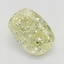0.42 Ct. Fancy Light Yellow Cushion Diamond