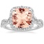 Platinum Luxe Willow Halo Diamond Ring (2/5 ct. tw.), smalltop view