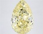 5.06 Ct. Fancy Intense  Yellow Pear Lab Grown Diamond
