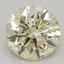 1.07 Ct. Fancy Yellow Round Lab Grown Diamond
