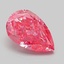 1.22 Ct. Fancy Vivid Pink Pear Lab Grown Diamond