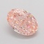 1.04 Ct. Fancy Vivid Pink Oval Lab Grown Diamond