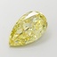 1.07 Ct. Fancy Vivid Yellow Oval Lab Grown Diamond