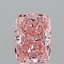 2.00 Ct. Fancy Vivid Pink Cushion Lab Grown Diamond