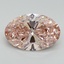 5.05 Ct. Fancy Vivid Pink Oval Lab Grown Diamond