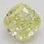 0.91 Ct. Fancy Yellow Cushion Diamond
