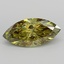 2.99 Ct. Fancy Vivid  Green Marquise Lab Grown Diamond