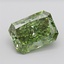8.04 Ct. Fancy Vivid Green Radiant Lab Grown Diamond