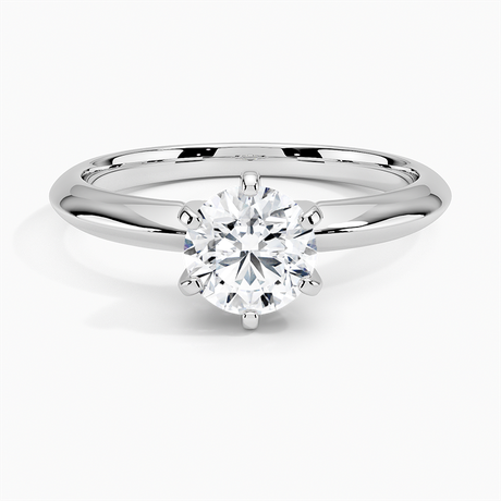 Six Prong Engagement Ring