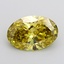 3.00 Ct. Fancy Intense Brownish Yellow Oval Lab Grown Diamond