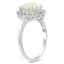 The Justamere Ring, smalltop view on a hand