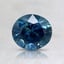 6.4x5.6mm Blue Oval Montana Sapphire