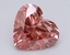 1.04 Ct. Fancy Vivid Pink Heart Lab Grown Diamond