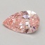 0.50 Ct. Fancy Vivid Pink Pear Lab Grown Diamond
