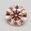 2.00 Ct. Fancy Intense Pink Round Lab Grown Diamond