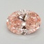 1.62 Ct. Fancy Vivid Pink Oval Lab Grown Diamond